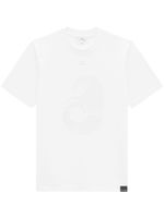 Courrèges t-shirt en coton à patch logo - Blanc