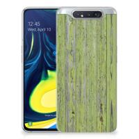 Samsung Galaxy A80 Bumper Hoesje Green Wood