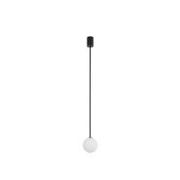 Nowodvorski Glazen plafondlamp Kier M - zwart - 96cm 10307 - thumbnail