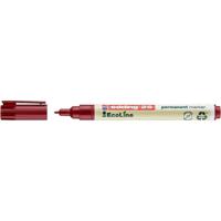 Edding e-25 EcoLine 4-25002 Permanent marker Rood Watervast: Ja