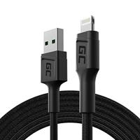 GC PowerStream | 1,2m Lightning Kabel Nylon Cable Snellaadkabel voor Apple iPhone 13 12 11 SE Pro/Max | iPhone X XR XS Max | iPhone 8 7 Plus | iPhone 6 6S 5 5C 5S Plus | iPad Air/Pro/Mini | iPod