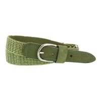 Oxxy elastische verstelbare riem glitter olive green Maat - thumbnail