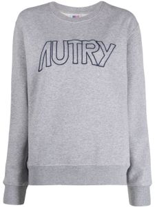 Autry sweat en coton à logo brodé - Gris