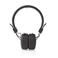 Nedis stereo on-ear Bluetooth hoofdtelefoon met microfoon / zwart