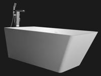 Vrijstaand bad BWH Design Solidfeng 170x73x60 cm