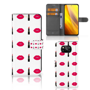 Xiaomi Poco X3 | Poco X3 Pro Telefoon Hoesje Lipstick Kiss