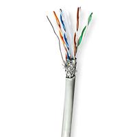 NEDIS Netwerkkabelrol | CAT6 | Gestrand | S/FTP | CCA | 300 m | Binnen | Rond | PVC | Grijs | Geschenkdoos