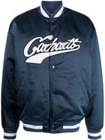 Carhartt WIP veste bomber rayée à logo imprimé - Bleu