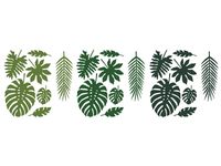 Tropische Decoratie Blaadjes Aloha (21 stuks) - thumbnail