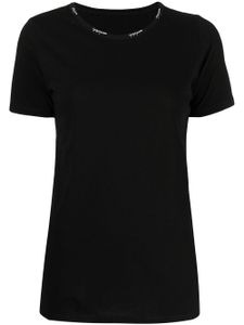 Yohji Yamamoto t-shirt en coton à manches courtes - Noir