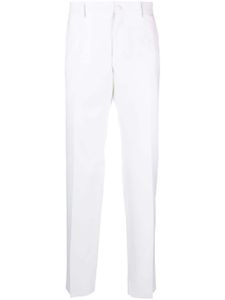 Philipp Plein pantalon chino en sergé - Blanc