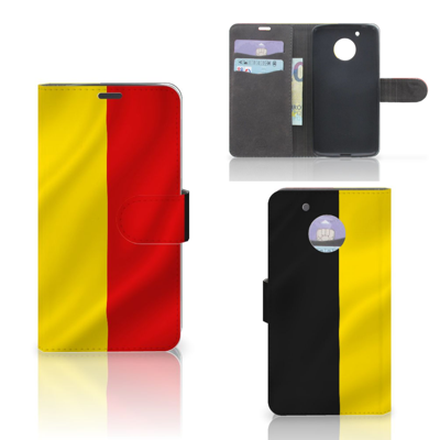 Motorola Moto G5 Bookstyle Case Belgische Vlag Motorola Moto G5 Bookstyle Case Belgische Vlag