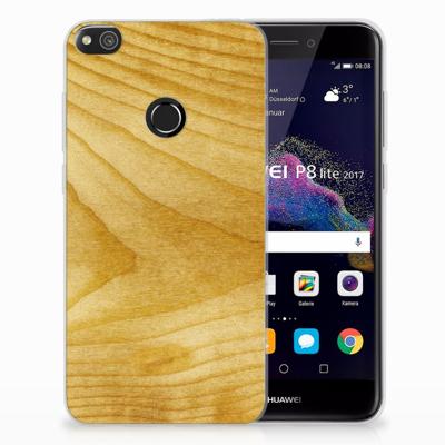 Huawei P8 Lite 2017 Bumper Hoesje Licht Hout Huawei P8 Lite 2017 Bumper Hoesje Licht Hout
