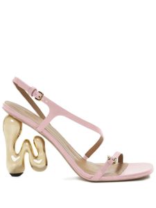 JW Anderson escarpins JW Bubble Heel en cuir - Rose