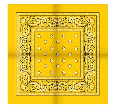 Boerenzakdoek Rain drop 54x54 - Rode zakdoek - 54 - Geel - 54 - 54 - 54