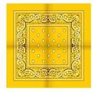 Boerenzakdoek Rain drop 54x54 - Rode zakdoek - 54 - Geel - 54 - 54 - 54