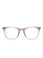 Saint Laurent Eyewear lunettes de vue à monture carrée transparente - Violet - thumbnail