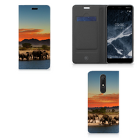 Nokia 5.1 (2018) Hoesje maken Olifanten - thumbnail