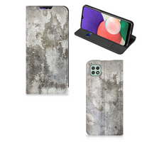 Samsung Galaxy A22 5G Standcase Beton Print - thumbnail