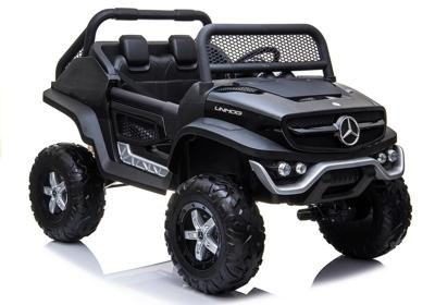 Viking Choice  Kinderauto elektrisch Mercedes Unimog 4x4 Zwart