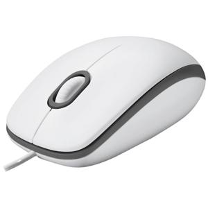 Logitech M100 Muis Kabelgebonden Optisch Wit 3 Toetsen 1000 dpi