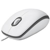 Logitech M100 Muis Kabelgebonden Optisch Wit 3 Toetsen 1000 dpi - thumbnail