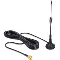 Delock 88877 ISM SMA Omni Star antenne met voetstuk 433 MHz, 3 dBi zwart