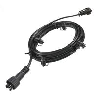 Star Trading 6007011 stekkerdoos 10 m binnen zwart - stekkerdoos (10 m, binnen, zwart, 1 stuk(s))