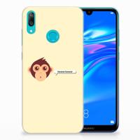 Huawei Y7 2019 Telefoonhoesje met Naam Monkey