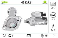 Startmotor / Starter NEW ORIGINAL PART VALEO, Spanning (Volt)12V, u.a. für BMW - thumbnail