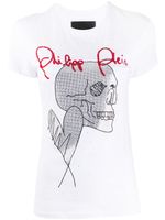 Philipp Plein t-shirt Love Plein - Blanc