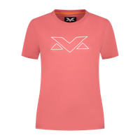 Dames - MV Logo T-shirt - Coral - S - Max Verstappen - thumbnail