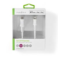 Apple Lightning Cable | Apple Lightning 8-Pin Male - USB-C | 2.0 m | White - thumbnail