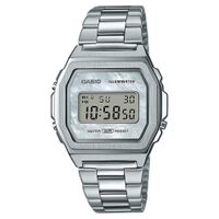 Casio A1000D-7EF Horloge Vintage digitaal zilverkleurig 38 mm