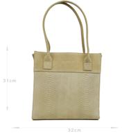 DSTRCT DSTRCT - Shopper sand Beige Leer Shoppers