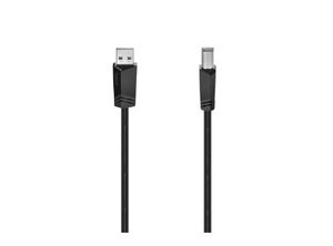 Hama 00200602 USB-kabel 1,5 m USB 2.0 USB A USB B Zwart