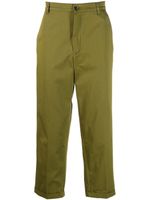 Kenzo pantalon de costume à coupe droite - Vert - thumbnail