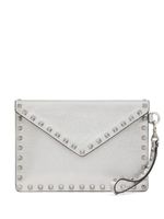 Valentino Garavani pochette Rockstud métallisée - Argent - thumbnail