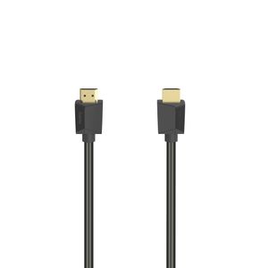 Hama 00205007 HDMI-kabel HDMI Aansluitkabel HDMI-A-stekker, HDMI-A-stekker 5.00 m Zwart 4K UHD