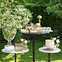 White & Gold Box: Cake & Sweets (100 personen)