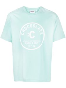 CHOCOOLATE t-shirt en coton à logo imprimé - Vert