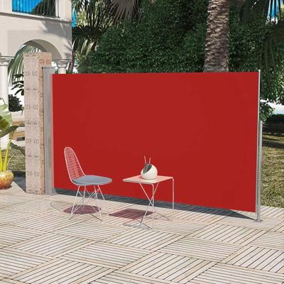 vidaXL Wind-/zonnescherm uittrekbaar 160x300 cm rood
