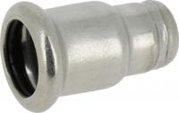 Bonfix Pressfittingen RVS 316L Eindkoppeling 22 - 1 x press || (m-profiel)