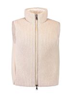 Brunello Cucinelli gilet réversible en cachemire - Blanc