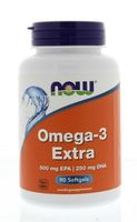 NOW Omega-3 Extra 500 mg EPA 250 mg DHA (90 softgels)