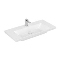 Wastafel Villeroy & Boch Subway 3.0 100x47x16.5cm Wit Alpin - thumbnail