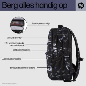 HP Campus XL Laptoprugzak Geschikt voor max. (laptop): 40,9 cm (16,1) Stone