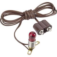 60602 Verlichting Gloeilamp Met metalen brug Rood E5.5 3.5 V