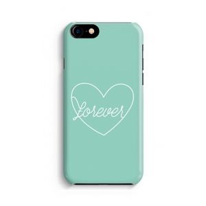 Forever heart pastel: Volledig Geprint iPhone 7 Hoesje