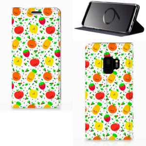 Samsung Galaxy S9 Flip Style Cover Fruits